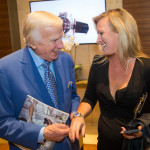 seymour holtzman with claudia trimde at rolex miami opening for le city deluxe