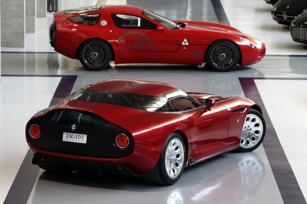The Zagato Stradale strides beautifully
